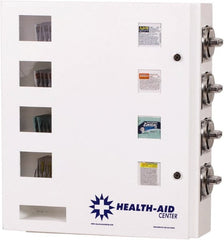 Synergy Management - 21" High x 20" Wide x 1" Deep, 4 Shelf Metal Vending Machine - Top Tool & Supply