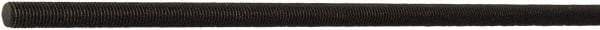 Value Collection - 7/8-9 UNC (Coarse), 3' Long, Stainless Steel General Purpose Threaded Rod - Black Oxide Finish, Right Hand Thread - Top Tool & Supply