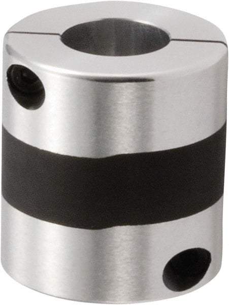 NBK - 19 to 24mm Bore, Servo Motor Flexible Coupling - 56mm OD, 60mm OAL, Aluminum Alloy, Clamp Style - Top Tool & Supply