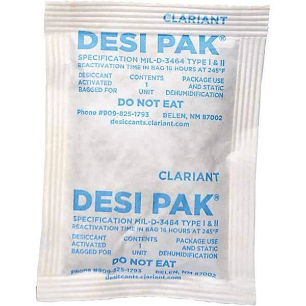 Armor Protective Packaging - Desiccant Packets Material: Clay Packet Size: 1 oz. - Top Tool & Supply