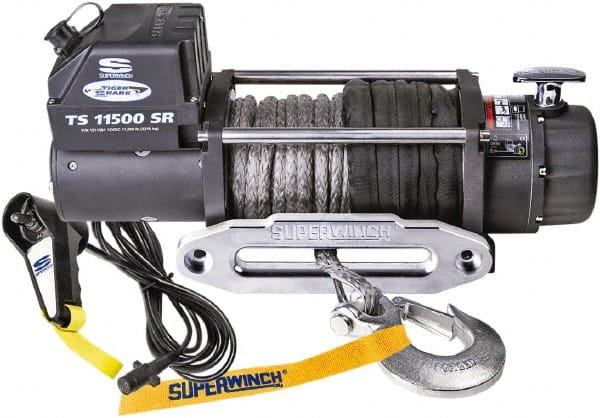 Superwinch - 11,500 Lb Capacity, 80' Cable Length, Automotive Heavy-Duty Recovery Winch - Top Tool & Supply