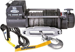 Superwinch - 11,500 Lb Capacity, 80' Cable Length, Automotive Heavy-Duty Recovery Winch - Top Tool & Supply