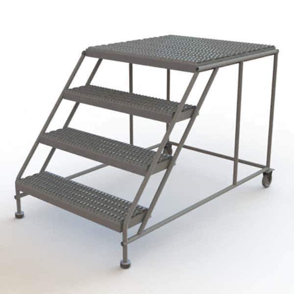 TRI-ARC - Rolling & Wall Mounted Ladders & Platforms Type: Rolling Work Platform Style: Steel Work Platform - Top Tool & Supply