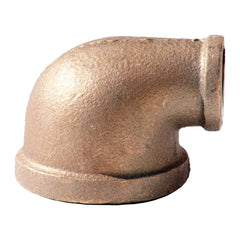 Merit Brass - Brass & Chrome Pipe Fittings Type: Reducing Elbow Fitting Size: 1/2 x 1/4 - Top Tool & Supply