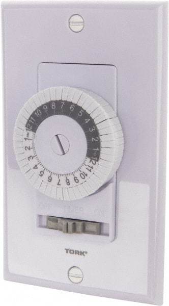 TORK nsi - 30 min Indoor Analog Spring-wound Mechanical Timer - 24 On/Off per wk, 125 VAC, 60 Hz, 2,500 Watts, 48 Modes - Top Tool & Supply