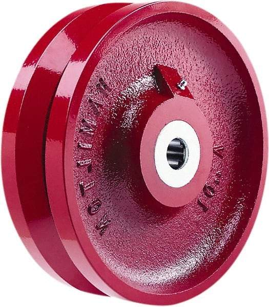 Hamilton - 10 Inch Diameter x 3 Inch Wide, Cast Iron Caster Wheel - 3,000 Lb. Capacity, 3-1/4 Inch Hub Length, 3/4 Inch Axle Diameter, Tapered Roller Bearing - Top Tool & Supply