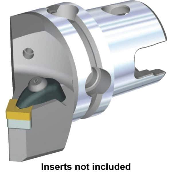 Kennametal - Right Hand Cut, Size KM40, SN.. Insert Compatiblity, Modular Turning & Profiling Cutting Unit Head - 19mm Ctr to Cutting Edge, 53.3mm Head Length, Through Coolant, Series Kenclamp - Top Tool & Supply