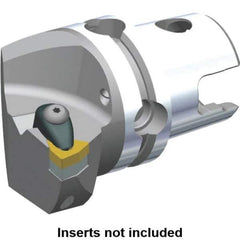 Kennametal - Right Hand Cut, Size KM50, WN.. Insert Compatiblity, Internal or External Modular Turning & Profiling Cutting Unit Head - 35mm Ctr to Cutting Edge, 50mm Head Length, Through Coolant, Series Kenclamp - Top Tool & Supply