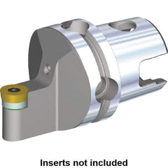 Kennametal - Neutral Cut, Size KM40, RC.. Insert Compatiblity, Modular Turning & Profiling Cutting Unit Head - 5mm Ctr to Cutting Edge, 40mm Head Length, Through Coolant, Series S-Clamping - Top Tool & Supply