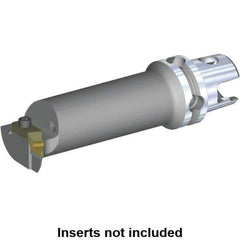 Kennametal - V.GR.. Insert, 140mm Head Length, Modular Grooving Cutting Unit Head - Right Hand Cut, System Size KM50, Through Coolant, Series Top Notch - Top Tool & Supply