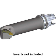 Kennametal - KNGX.., NP.. 132F Insert, 177.8mm Head Length, Modular Grooving Cutting Unit Head - Right Hand Cut, System Size KM50, Through Coolant, Series Top Notch - Top Tool & Supply