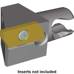 Kennametal - Right Hand Cut, Size KM16, KPJ15ER.. Insert Compatiblity, Modular Turning & Profiling Cutting Unit Head - 10mm Ctr to Cutting Edge, 20mm Head Length, Series KM Micro & Kenna Precision - Top Tool & Supply