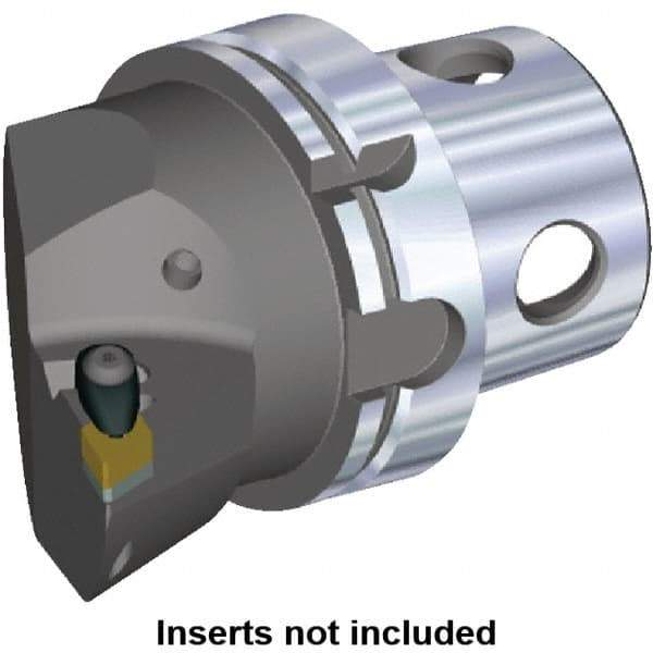 Kennametal - Left Hand Cut, Size KM50, DN.. Insert Compatiblity, Internal or External Modular Turning & Profiling Cutting Unit Head - 35mm Ctr to Cutting Edge, 50mm Head Length, Through Coolant, Series Kenclamp - Top Tool & Supply