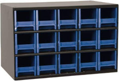 Akro-Mils - 15 Drawer, Small Parts Cabinet - 11" Deep x 17" Wide x 11" High - Top Tool & Supply