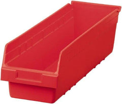 Akro-Mils - 23-5/8" Deep, Red Polymer Hopper Shelf Bin - 6" High x 6-5/8" Wide x 23-5/8" Long - Top Tool & Supply