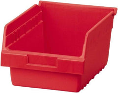 Akro-Mils - 11-5/8" Deep, Red Polymer Hopper Shelf Bin - 6" High x 8-3/8" Wide x 11-5/8" Long - Top Tool & Supply