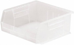 Akro-Mils - 50 Lb. Load Capacity, 10-7/8" Deep, Clear Polymer Hopper Stacking Bin - 5" High x 11" Wide x 10-7/8" Long - Top Tool & Supply