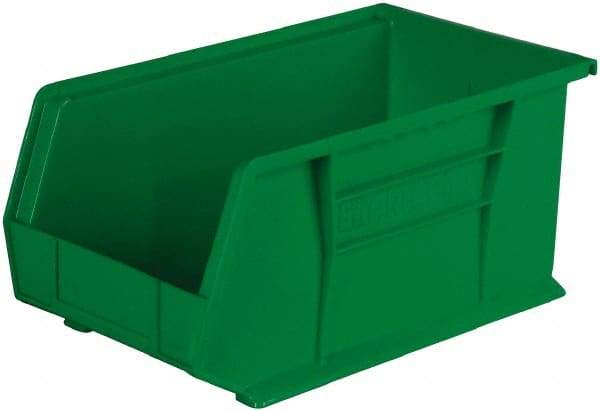 Akro-Mils - 60 Lb. Load Capacity, 14-3/4" Deep, Black Polymer Hopper Stacking Bin - 7" High x 8-1/4" Wide x 14-3/4" Long - Top Tool & Supply