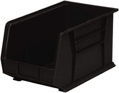 Akro-Mils - 60 Lb. Load Capacity, 18" Deep, Black Polymer Hopper Stacking Bin - 10" High x 11" Wide x 18" Long - Top Tool & Supply