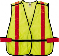 Ergodyne - One Size Fits Most High Visibility Orange Mesh General Purpose Vest - Hook & Loop Closure, Polyester - Top Tool & Supply