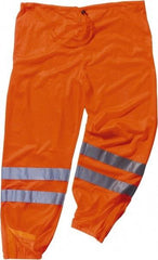 Ergodyne - Size L/XL Polyester High-Visibility Pants - Drawstring Closure, No Pockets, 44" Waist, 35" Inseam, Orange - Top Tool & Supply