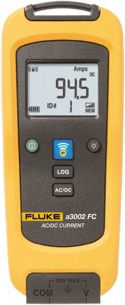 Fluke - FLK-A3002 FC, CAT IV, CAT III, Digital True RMS Wireless Clamp Meter with Clamp On Jaws - 600 AC Amps, 1000 DC Amps, Measures Current - Top Tool & Supply