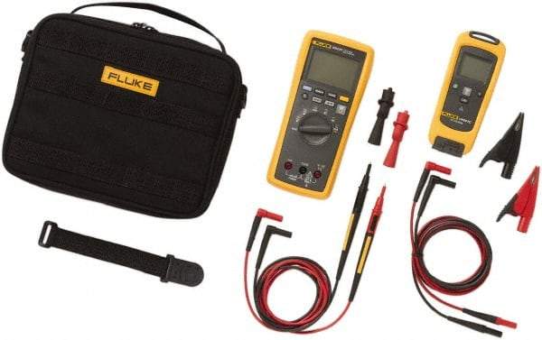 Fluke - 7 Piece, FC Wireless AC Voltage Kit - 1,000 Volt Max, LCD Display - Top Tool & Supply