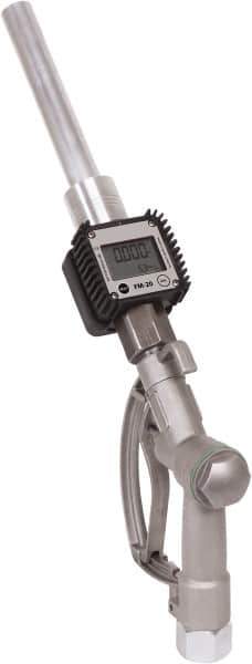 PRO-LUBE - Nozzle Repair Part - Contains Manual Fuel Nozzle fitted with Digital Turbine Fuel Meter, For Use with Gasoline & Diesel Fuel - Top Tool & Supply