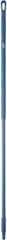 Vikan - 59 x 1-1/4" Fiberglass Squeegee Handle - European Threaded Connection, Blue - Top Tool & Supply