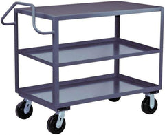 Jamco - 2,400 Lb Capacity, 30" Wide x 60" Long x 36" High Heavy Duty Service Cart - 3 Shelf, Steel - Top Tool & Supply