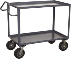 Jamco - 1,200 Lb Capacity, 24" Wide x 30" Long x 39" High Heavy Duty Service Cart - 2 Shelf, Steel - Top Tool & Supply