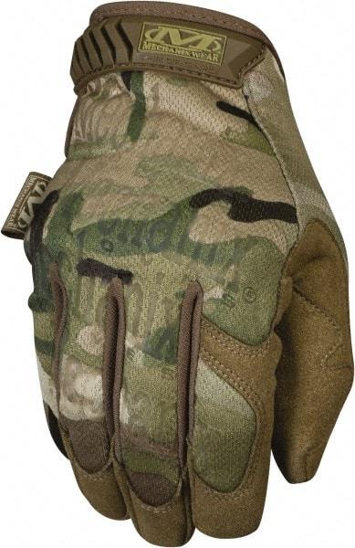 Mechanix Wear - Size 2XL (12) Synthetic Leather General Protection Work Gloves - For General Purpose, Uncoated, Hook & Loop Cuff, Full Fingered, Camouflage, Paired - Top Tool & Supply