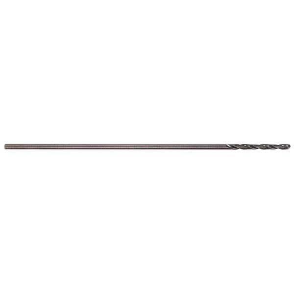 #8 2-7/16″ Flute Length 135° High Speed Steel Aircraft Extension Drill Oxide Finish, 0.199″ Diam Straight-Cylindrical Shank, Split Point, Self-Centering