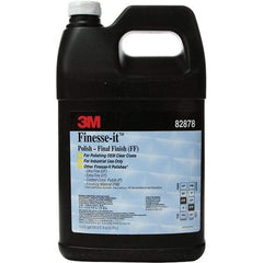 3M - 1 L Water Soluble Compound - Compound Grade Ultra Fine, Grade Very Fine, 1,200 Grit, Gray, For Scratch Removal, Use on Painted Metals - Top Tool & Supply