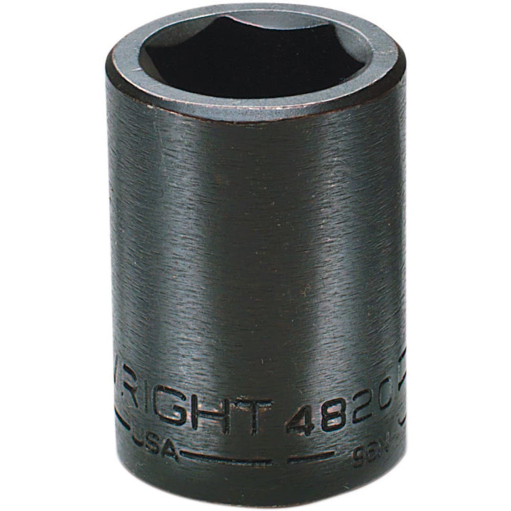 Wright Tool & Forge - Impact Sockets; Drive Size: 1/2 ; Size (Inch): 13/16 ; Type: Standard ; Style: Impact Socket ; Style: Impact Socket ; Style: Impact Socket - Exact Industrial Supply