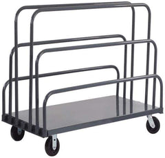 Durham - 2,000 Lb Capacity Cold-Rolled Steel Platform Truck - Cold-Rolled Steel Deck, 30" OAW - Top Tool & Supply