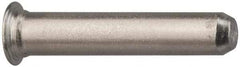 Electro Hardware - 0.205" Diam x 3/8" Long Self Clinching Pilot Pin - 300 Stainless Steel, Passivated Finish, Tapered End - Top Tool & Supply