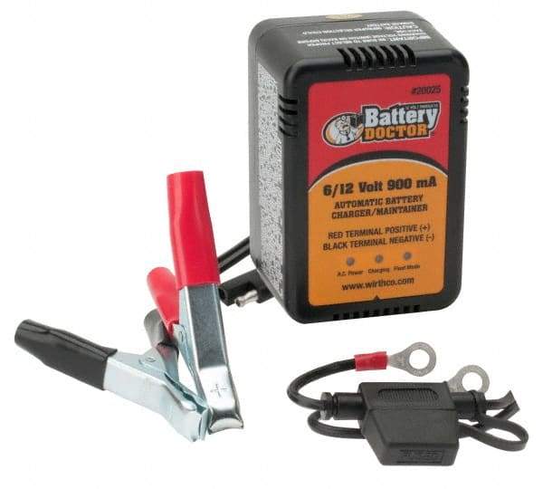 Battery Doctor - 6/12 Volt Automatic Charger/Maintainer - 900 mA - Top Tool & Supply