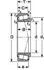 SKF - 130mm Bore Diam, 180mm OD, 32mm Wide, Tapered Roller Bearing - Exact Industrial Supply