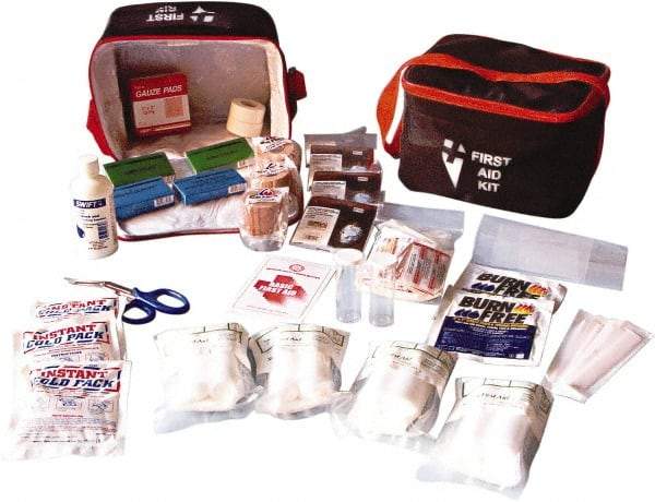 Ability One - 81 Piece, 8 Person, Burn Aid First Aid Kit - Nylon Bag - Top Tool & Supply