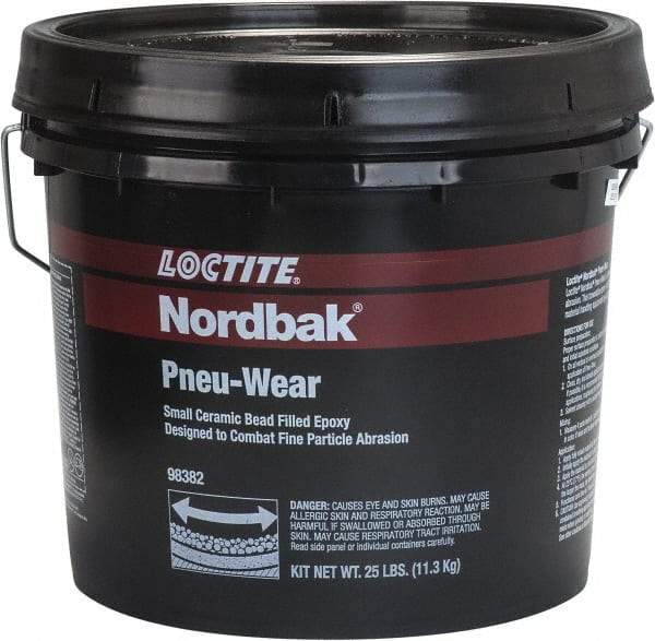 Loctite - 25 Lb Pail Two Part Epoxy - 30 min Working Time, 795 psi Shear Strength, Series Pneu-Wear - Top Tool & Supply