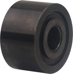 Accurate Bushing - 25mm Bore, 85mm Roller Diam x 44mm Width, Carbon Steel Yoke Cam Follower - 63,500 N Dynamic Load Capacity, 46mm Overall Width - Top Tool & Supply