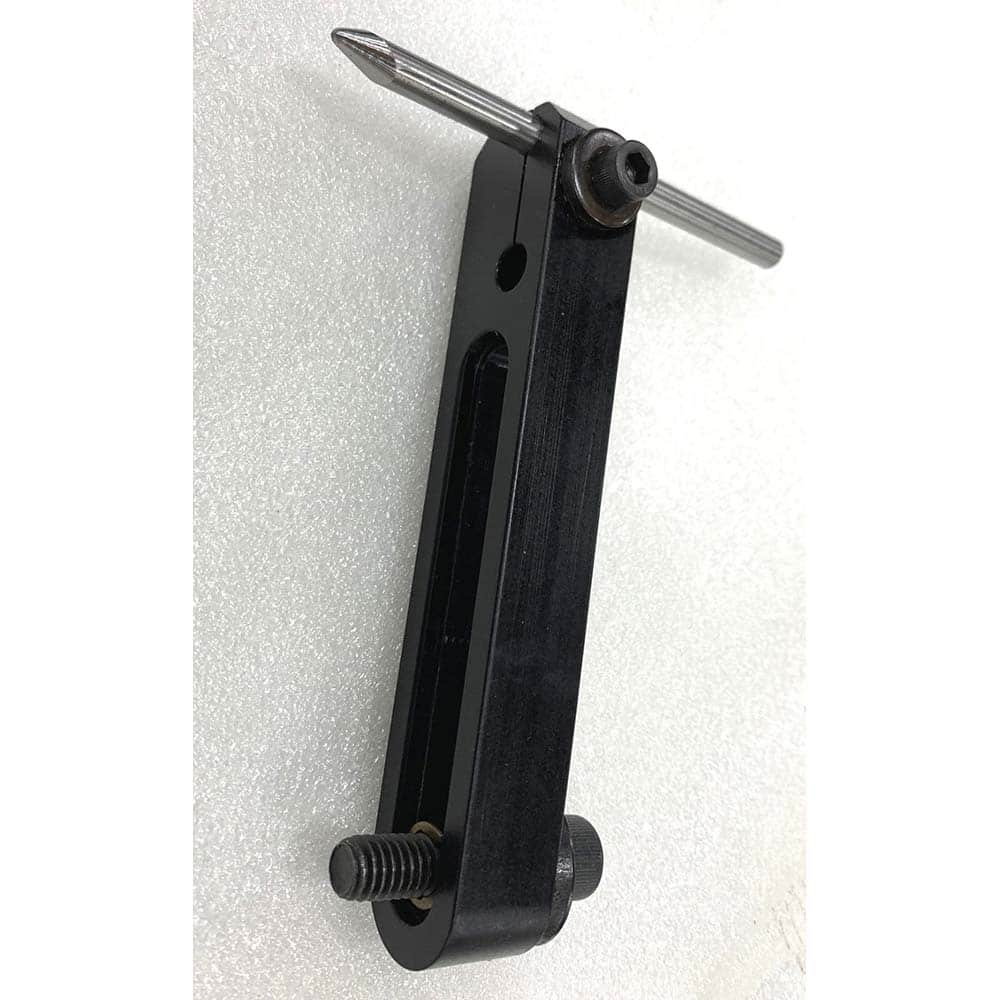 TE-CO - Vise Accessories; Product Type: Work Stop ; Product Compatibility: 4" Vises ; Number of Pieces: 1 ; Material: Aluminum ; Jaw Width (Inch): 4 ; Product Length (Inch): 4 - Exact Industrial Supply