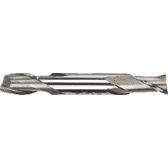 ‎5/8″ Dia. × 5/8″ Shank × 1-1/8″ DOC × 5″ OAL, HSS, Uncoated, 2 Flute, 30° Helix, Plain, External, Center Cutting, Solid End Mill Series/List #1896G - Exact Industrial Supply