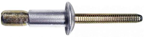 Marson - Countersunk Head Aluminum Structural Blind Rivet - Aluminum Mandrel, 1/8" to 0.331" Grip, 0.35" Head Diam, 0.191" to 0.201" Hole Diam, 0.41" Length Under Head, 3/16" Body Diam - Top Tool & Supply