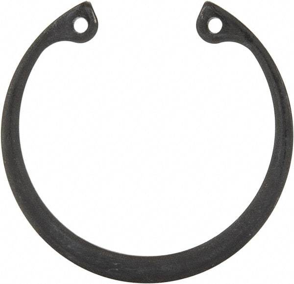 Rotor Clip - 0.062" Thick, Phosphate Finish, Steel Snap Internal Retaining Ring - 0.068" Groove Width, 0.05" Groove Depth, 1.725" Groove Diam, Grade 1060-1090 - Top Tool & Supply