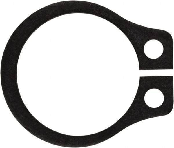 Rotor Clip - 0.321" Groove Diam, 11/32" Shaft Diam, Phosphate Steel, Snap External Retaining Rings - 0.029" Groove Width, 0.011" Groove Depth, 0.025" Ring Thickness, Grade 1060-1090 - Top Tool & Supply