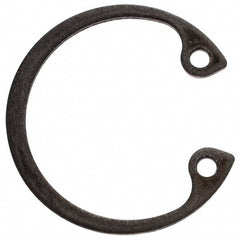 Rotor Clip - 0.035" Thick, Phosphate Finish, Steel Snap Internal Retaining Ring - 0.039" Groove Width, 0.023" Groove Depth, 0.796" Groove Diam, Grade 1060-1090 - Top Tool & Supply