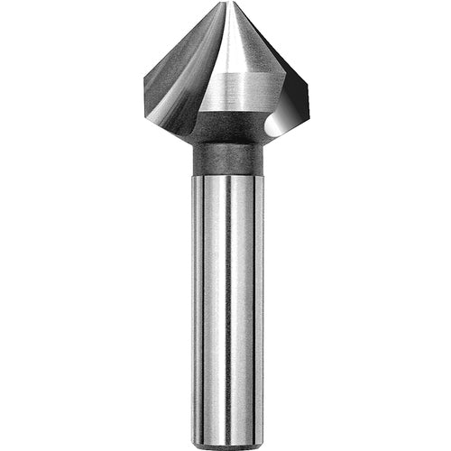 ‎1″ Size - 3/8″ Shank-90 Degree-HSSCo 3 Flute Countersink European - Exact Industrial Supply