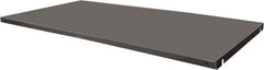 Durham - Gray, Steel, Cabinet Shelf - 57-15/16" Wide x 20-27/32" Deep x 3" High Body - Top Tool & Supply